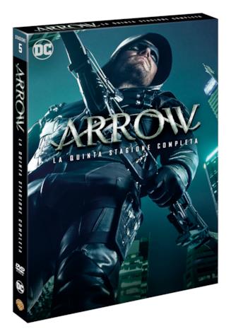 La quinta stagione di Arrow in DVD Il cofanetto DVD della quinta stagione di Arrow