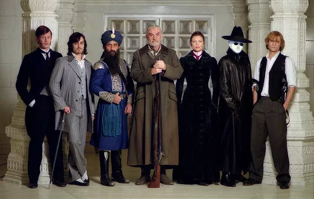 Il gruppo di eroi presente nel film I protagonisti del film La leggenda degli uomini straordinari