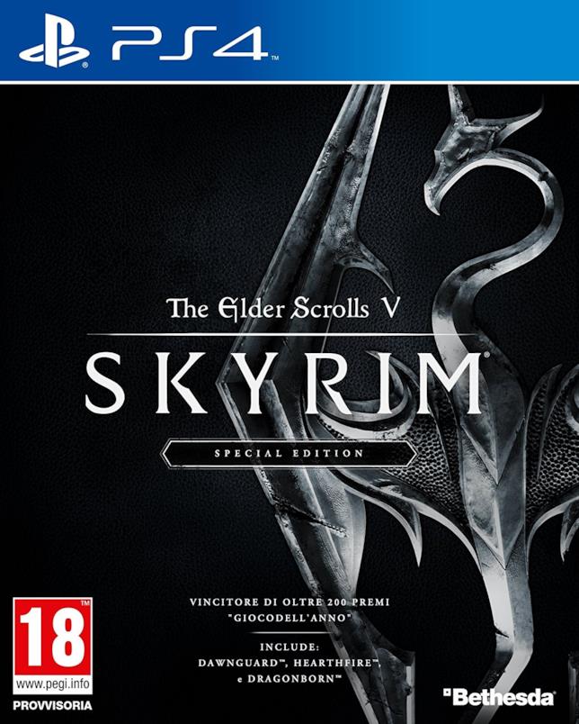 Skyrim per PS4 è in sconto Packshot di Skyrim per Ps4