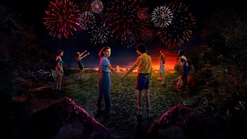 Netflix, la Home del servizio di streaming è libera dall'autoplay dei trailer Immagine promozionale della terza stagione di Stranger Things