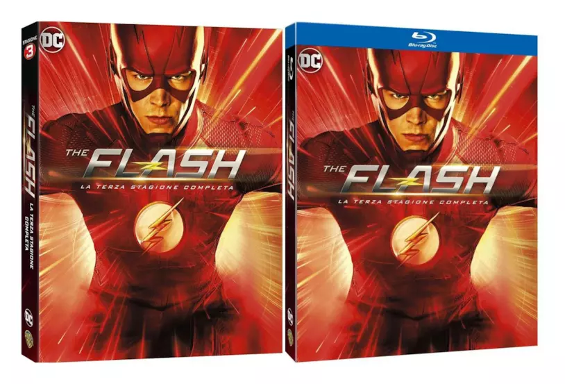 La terza stagione di The Flash in DVD e Blu-ray I cofanetti DVD e Blu-ray della terza stagione di The Flash