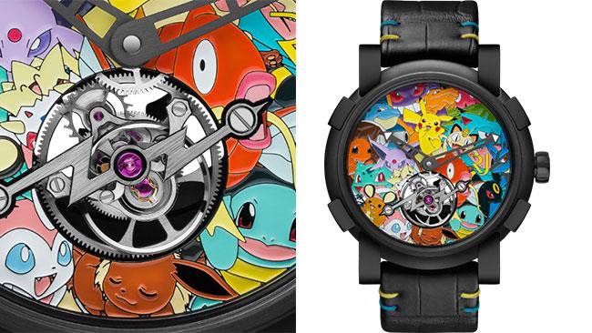 I costosissimi orologi Pokémon: accessori per Allenatori che amano il lusso Particolare dell'orologio Pokémon di RJ-Romain Jerome