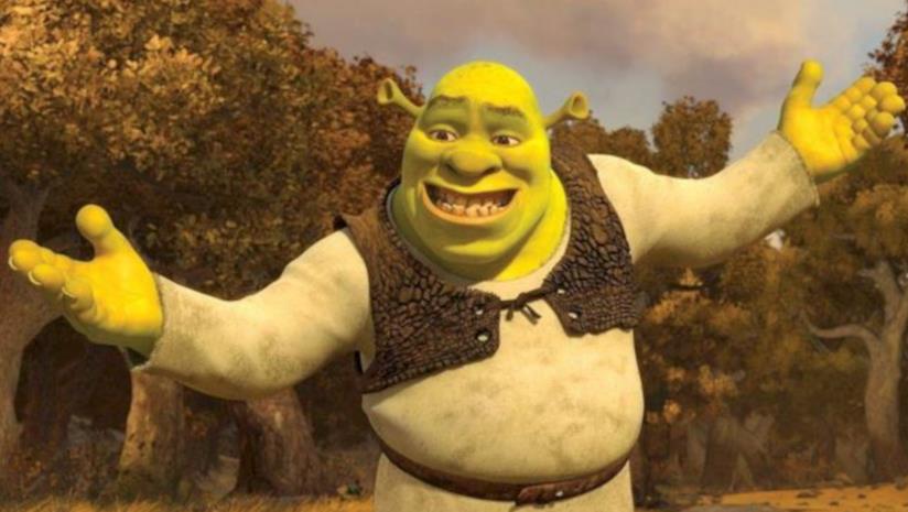 Le curiosità sulla colonna sonora di Shrek Shrek in una scena del film
