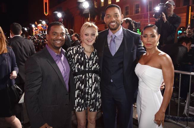 Jada Pinkett Smith e Alfonso Ribeiro uscivano insieme? Lui nega tutto Alfonso Ribeiro, Angela Unkrich, Will Smith e Jada Pinkett Smith
