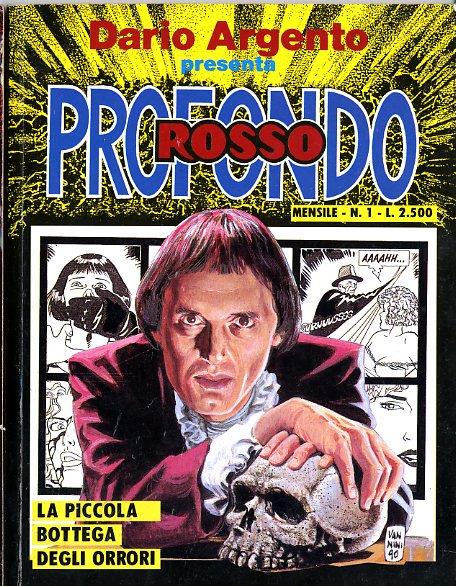 Dario Argento presenta: Profondo rosso, il fumetto La copertina del primo volume della serie a fumetti horror di Dario Argento