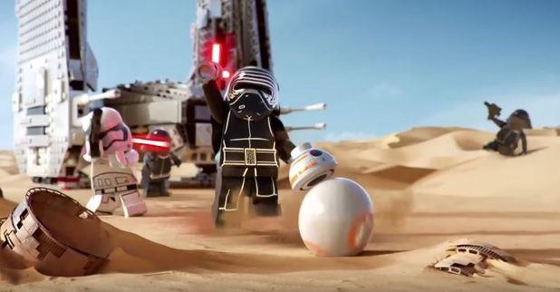 Un'immagine dal videogame LEGO Star Wars: The Force Awakens Screen videogame LEGO Star Wars: The Force Awakens