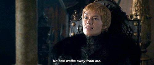 Cersei Cersei dice che nessuno la abbandona
