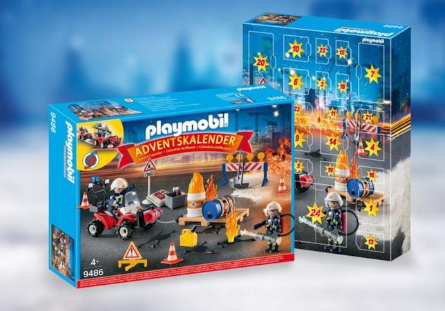Playmobil: calendario avvento Vigili del fuoco in azione Il calendario dell'avvento di Playmobil coi vigili del fuoco