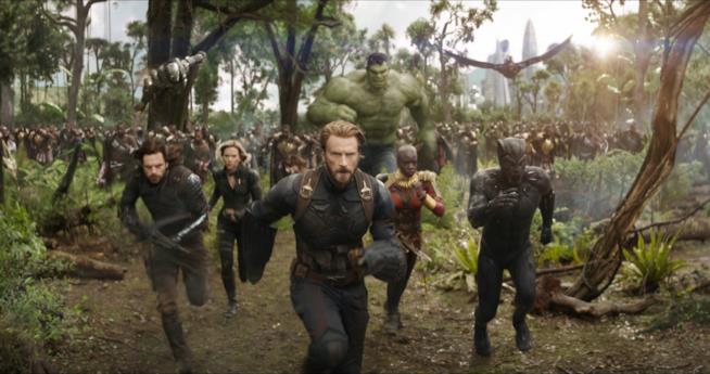 Disney proporrà Avengers: Infinity War per 11 categorie agli Oscar Avengers: Infinity War, una scena dello scontro in Wakanda