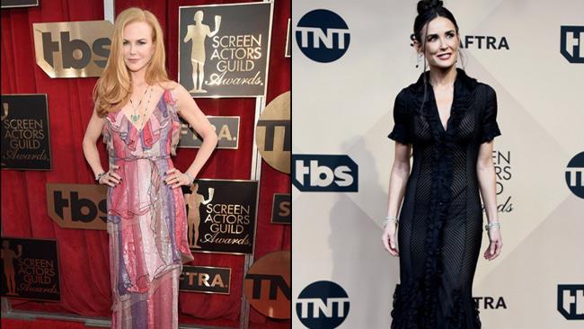 SAG Awards 2016: le mise di Demi Moore e Nicole Kidman Demi Moore e Nicole Kidman ai SAG Awards 2016
