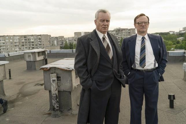 Chernobyl: Stellan Skarsgård e Jared Harris Chernobyl: Stellan Skarsgård e Jared Harris sono Boris Shcherbina e Valery Legasov