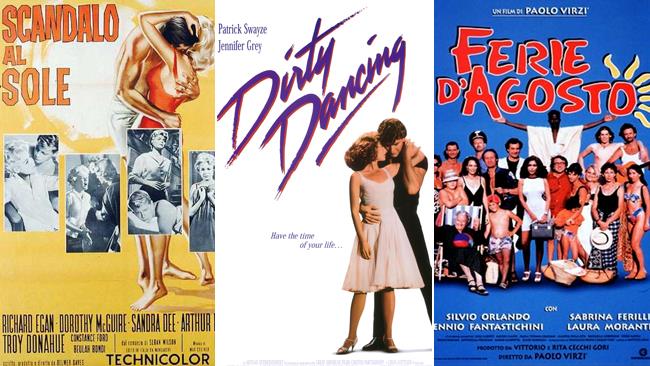 Benvenuta, estate! Ecco 10 film dedicati alla stagione più attesa dell'anno Locandine dei film Scandalo al Sole, Dirty Dancing, Ferie d'Agosto