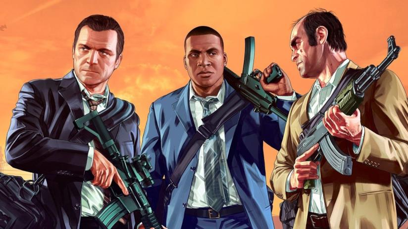 GTA Online, il DLC Traffico d'Armi ha una data di uscita ufficiale I tre protagonisti di GTA V