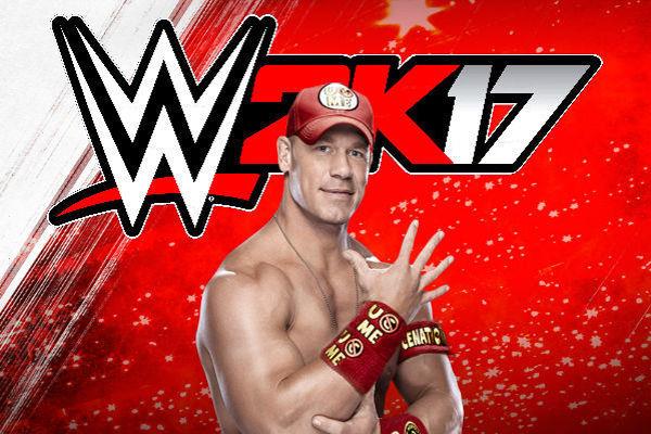 WWE 2K17, GOldberg nel preorder Logo WWE 2K17 con John Cena