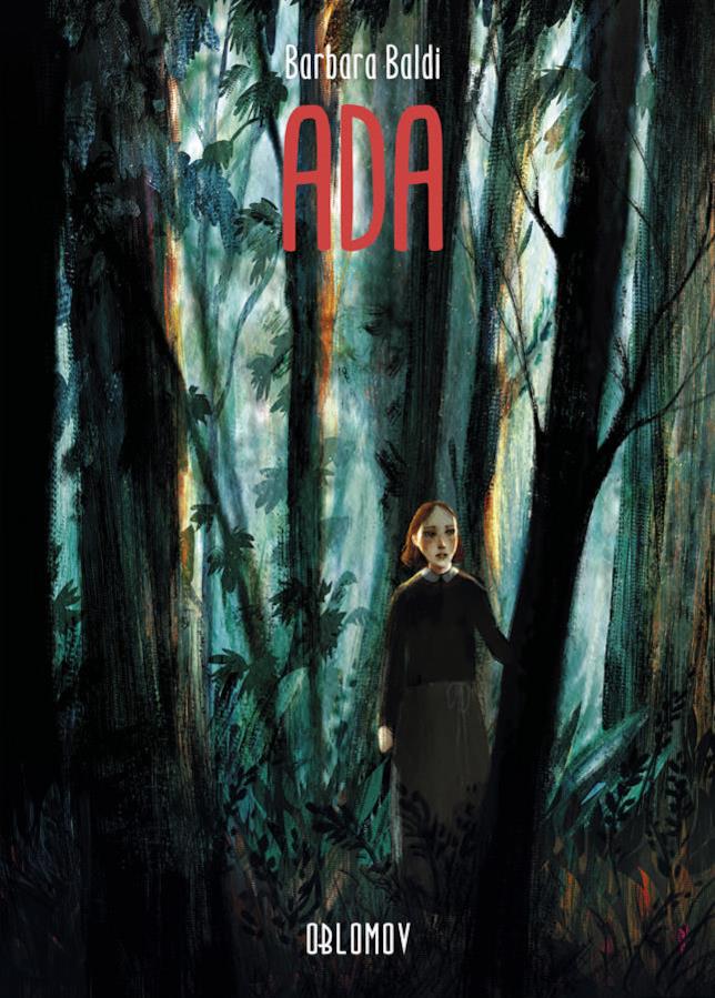 La cover di Ada il nuovo fumetto di Barbara Baldi La copertina del fumetto Ada