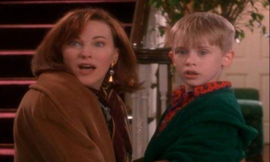 Mamma, ho perso l'aereo Kevin e la mamma in una scena di Mamma, ho perso l'aereo