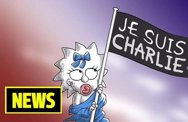 Maggie Simpson: “Je suis Charlie”