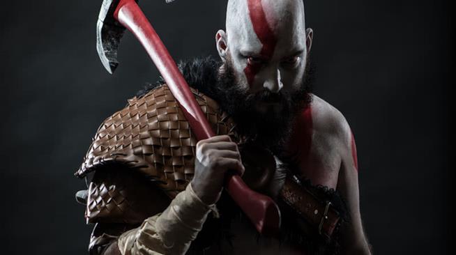 La grafica di God of War su PS4 è spettacolare, lo prova un video Uno splendido cosplay di Kratos