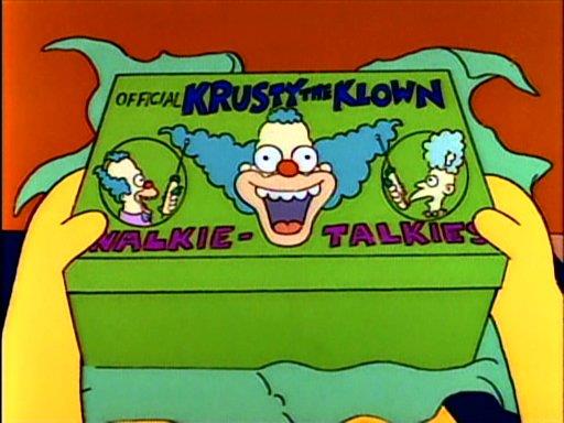 I Walkie Talkies di Krusty I Walkie Talkies di Krusty il Clown