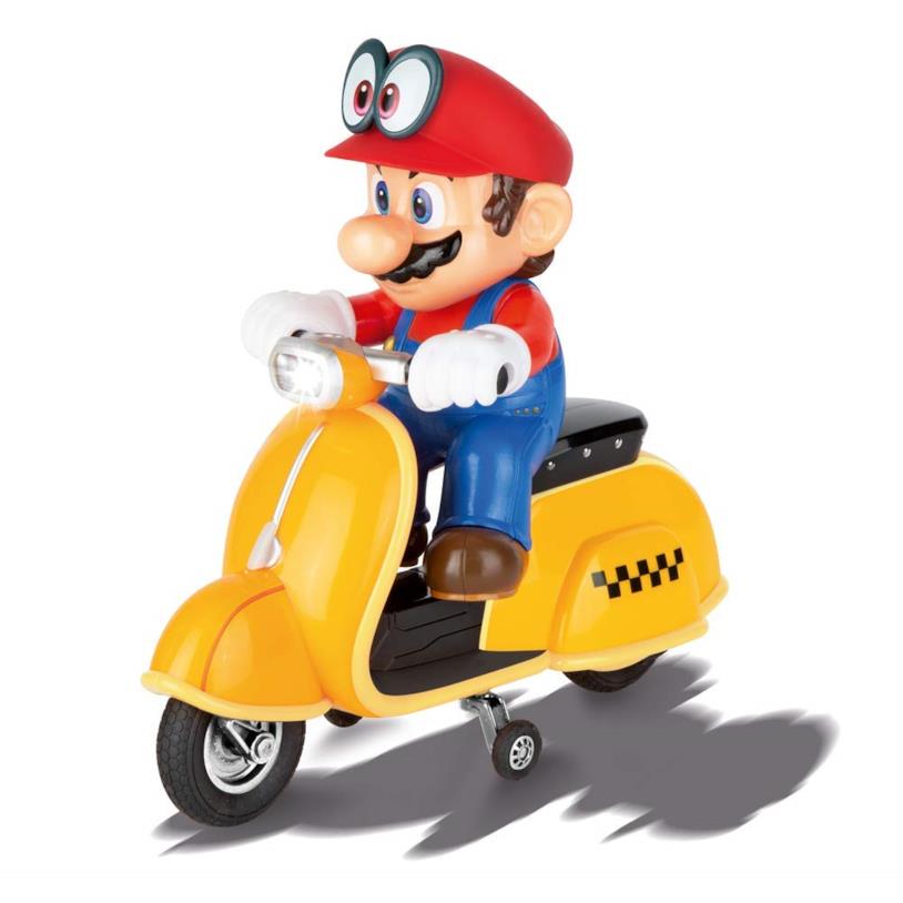 La vespa di Super Mario Odyssey di Carrera Lo scooter di Super Mario Odyssey di Carrera