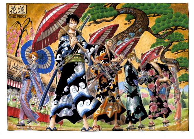 One Piece introduce un nuovo misterioso personaggio One Piece Kimono
