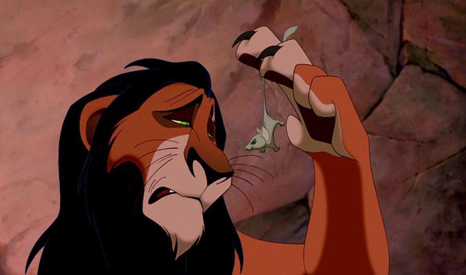 Il Re Leone, spiegato come Scar si è procurato la cicatrice Scar in una scena del Classico Disney
