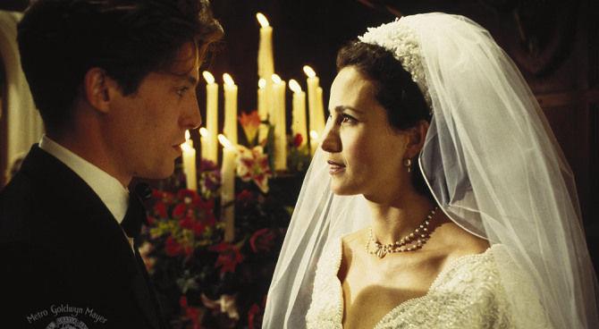 Quattro matrimoni e un funerale Una scena di Quattro matrimoni e un funerale