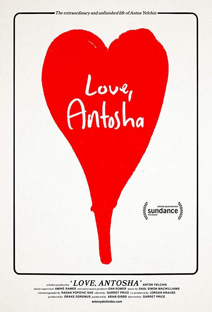 Love, Antosha: il documentario su Anton Yelchin Il poster di Love, Antosha
