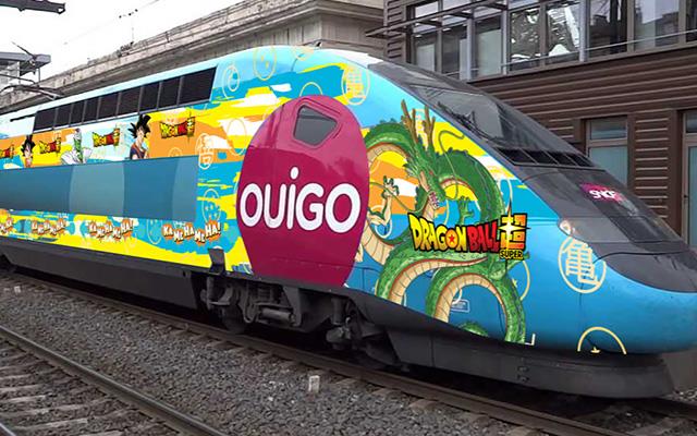 Dragon Ball ispira dei treni che corrono in Francia Treno dedicato a Dragon Ball