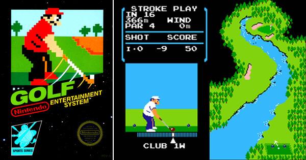 Nintendo Switch, nella console è presente un emulatore NES con Golf ad 8-bit La cover originale di Golf per NES