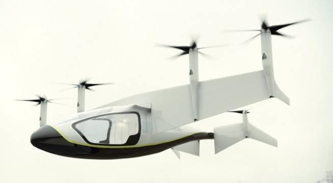 Rolls-Royce è pronta a costruire taxi volanti Primo piano del modello Rolls-Royce EVTOL