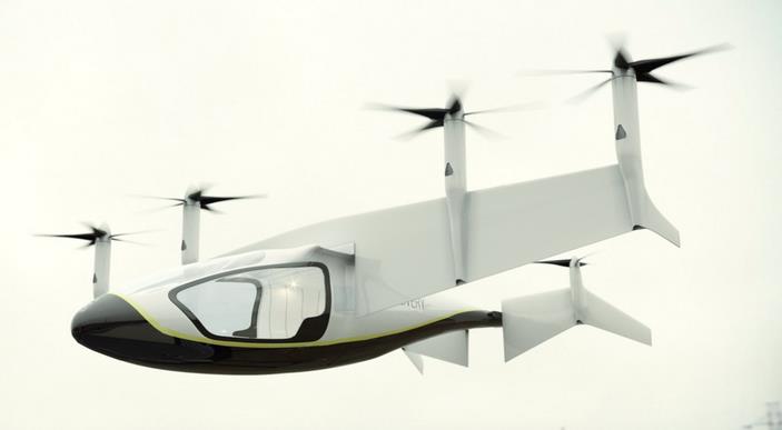 Rolls-Royce è pronta a costruire taxi volanti Primo piano del modello Rolls-Royce EVTOL
