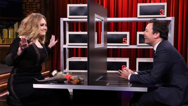 Adele e Jimmy Fallon Adele ospite da Jimmy Fallon