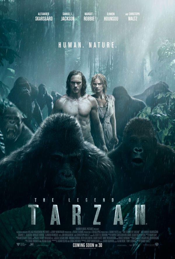 Alexander Skarsgård e Margot Robbie nel poster di The Legend of Tarzan Il poster di The Legend of Tarzan con Alexander Skarsgård e Margot Robbie