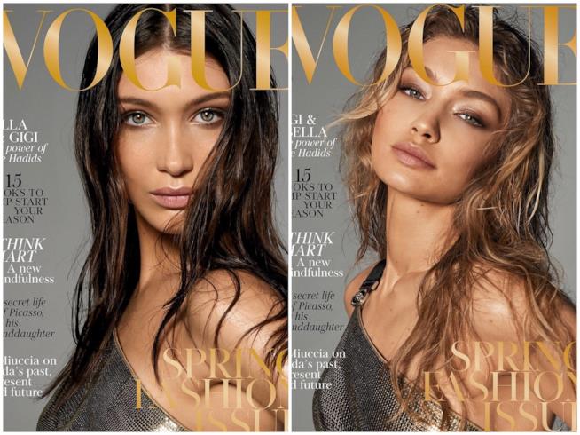 Gigi Hadid e Bella Hadid posano nude per Vogue, facendo insorgere numerose polemiche Gigi Hadid e Bella Hadid su Vogue