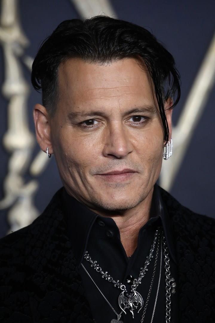 Johnny Depp, attore e produttore statunitense Un primo piano di Johnny Depp