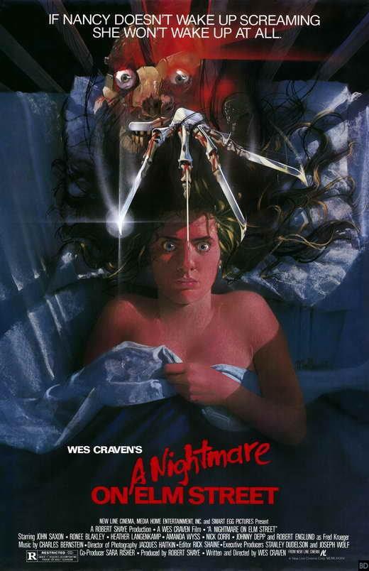 Il poster di A Nightmare on Elm Street del 1984 Il poster di Nightmare - Dal profondo della notte del 1984