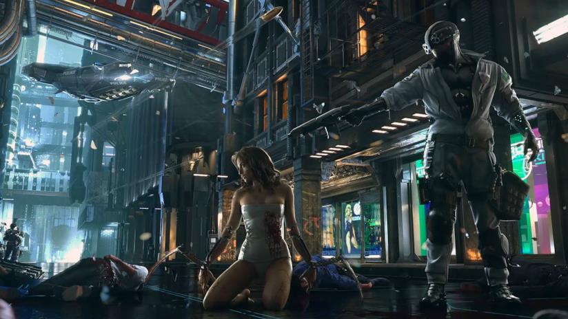 Tutti i nuovi videogiochi in uscita dai creatori di The Witcher 3 La keyart di Cyberpunk 2077