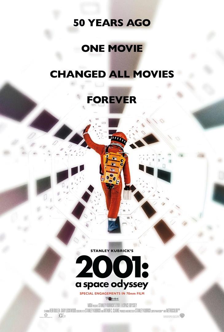 2001: Odissea nello spazio di Stanley Kubrick in versione restaurata Poster italiano di 2001: Odissea nello spazio a Cannes 2018