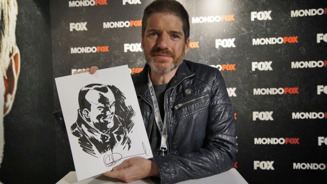 L'omaggio di Napoli COMICON a Charlie Adlard per i suoi 15 anni su The Walking Dead Charlie Adlard a Lucca Comics 2016