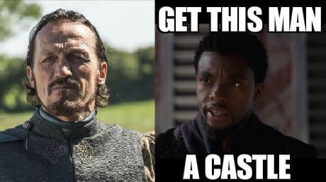 Anche Black Panther si schiera dalla parte di Bronn Un esilarante meme crossmediale