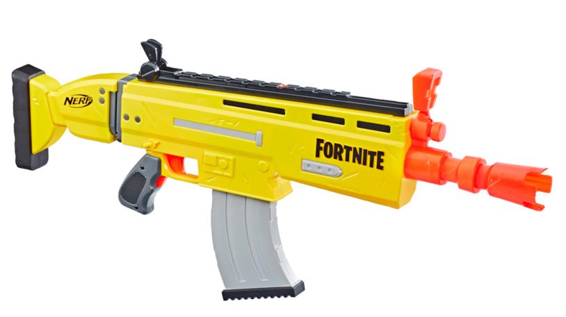 Hasbro Nerf Fortnite Ar L Il Hasbro Nerf Fortnite Ar L visto da tre quarti