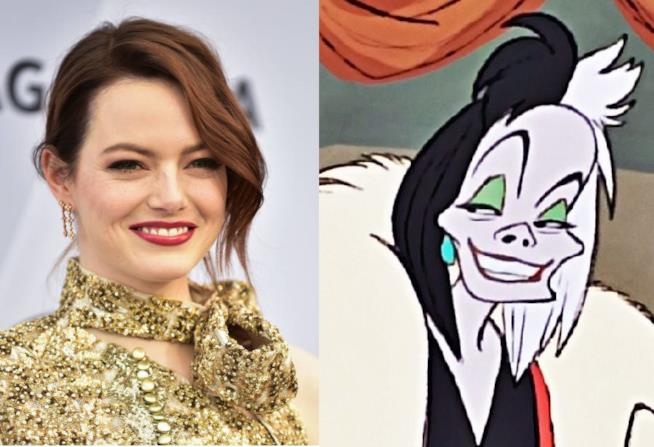 Al via in estate le riprese di Cruella, il nuovo film Disney con Emma Stone Emma Stone sarà Crudelia De Mon