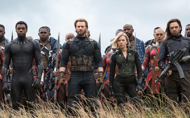 Debutto da record per Avengers: Infinity War I protagonisti di Avengers: Infinity War