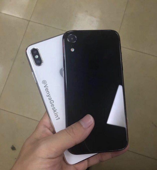 iPhone X Plus e iPhone LCD da 6,1 pollici Benjamin Geskin impugna due modelli di iPhone 2018: