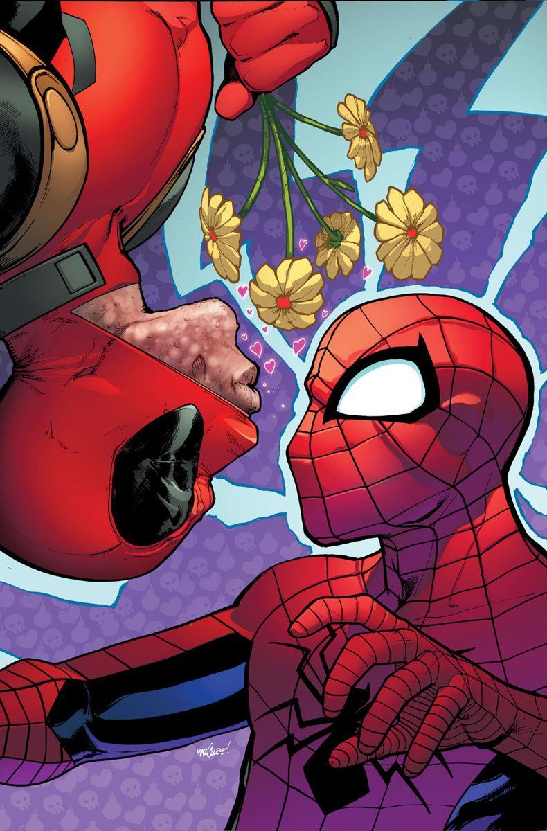 Deadpool flirta con Spider-Man Deadpool e Spider-Man nei fumetti Marvel
