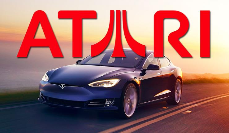 Tempest e altri classici Atari arrivano su Tesla L'auto Tesla e i videogames Atari
