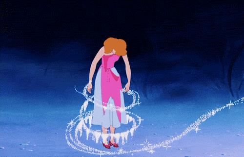 Cenerentola della Disney Cenerentola si trasforma in principessa