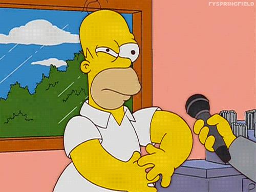 Homer parlerà live! GIF di Homer Simpson