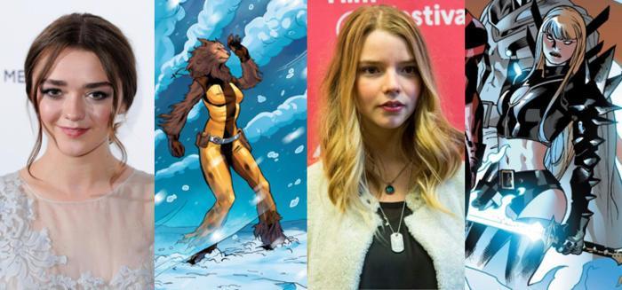 Maisie Williams e Anya Taylor-Joy nel cast di X-men: New Mutants Le attrici Maisie Williams e anya Taylor-Joy e i rispettivi ruoli che interpreteranno